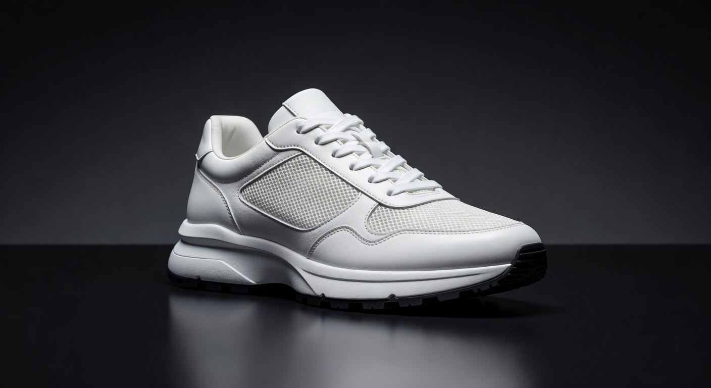 Aura Blanc white premium designer shoe